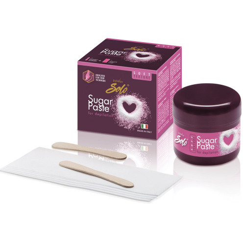 Сахарная паста в банке Italwax Solo - Soft (мягкая), 180 г.