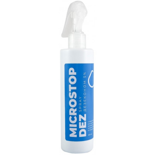 Средство для дезинфекции MICROSTOP DEZ SPRAY ДЕЗЕКОНОМ 5%, 250 мл.