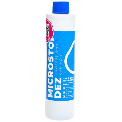 Средство для дезинфекции MICROSTOP DEZ PROFESSIONAL САНІКОН, 250 мл.