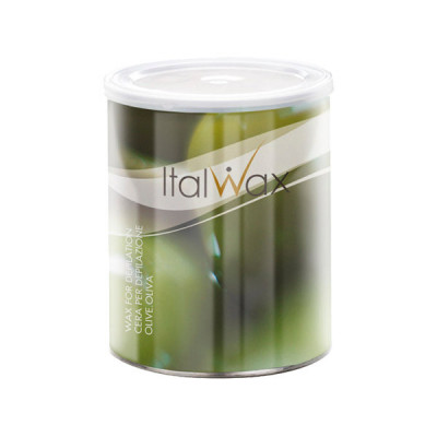 Теплый воск в банке Italwax - Олива, 800 г.