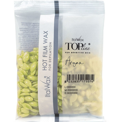 Горячий пленочный воск в гранулах Italwax TOP LINE - Аргана, 100 г.